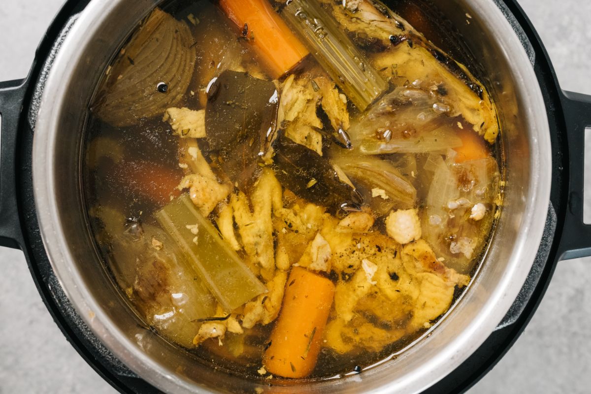 A Saucy Kitchen’s Instant Pot Chicken Soup From Scratch