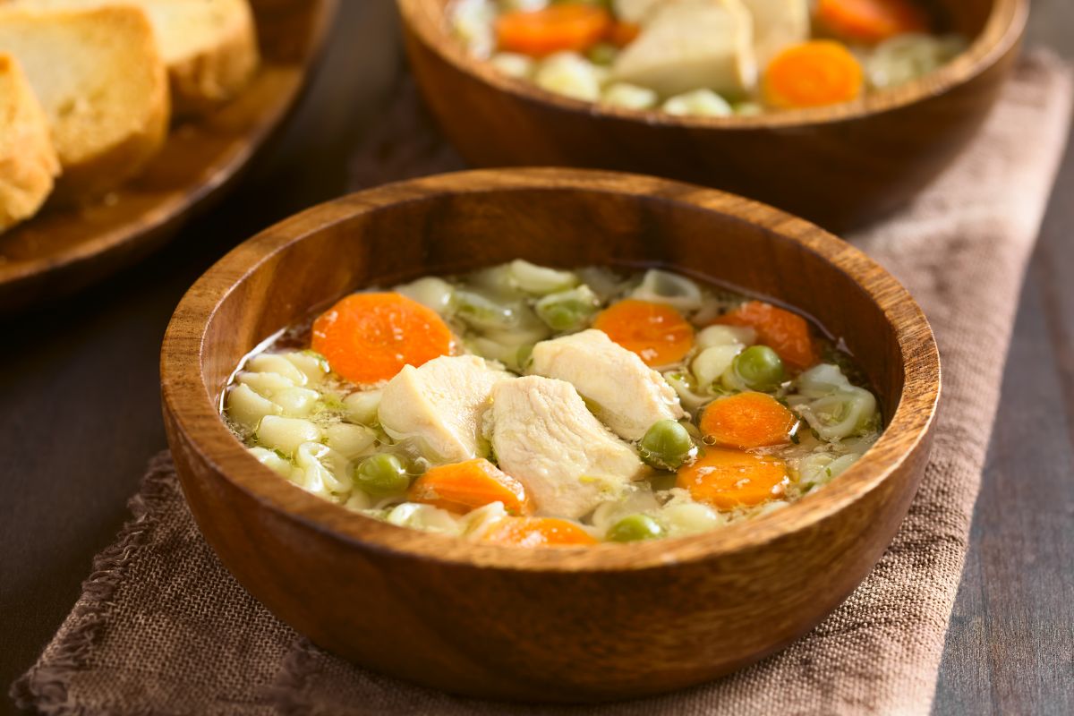 Mouthwatering Chicken and Vegetable Soup - And A Host of Healthy Sides!
