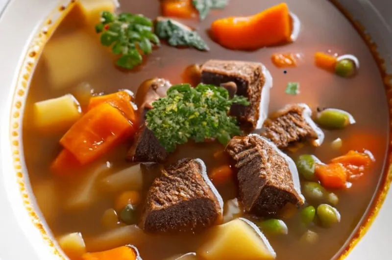 Dive Into This Hearty Vegetable Beef Soup Recipe For A Nutritious Meal